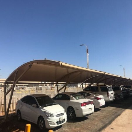 تصاميم مظلات مواقف سيارات بأحدث الأشكال 