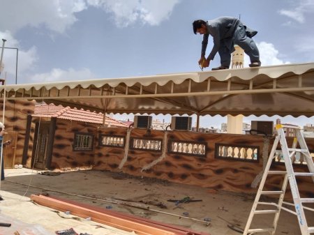 مظلات الحدائق القماشية تركيب الطائف