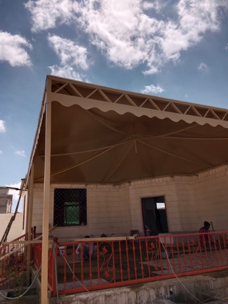 مظلات حدائق منزلية بتصاميم حديثة في المدينة المنورة 