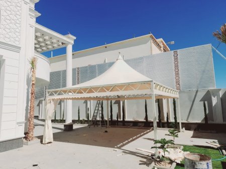 مظلات قبب او مخروطي تركيب في المدينة المنورة