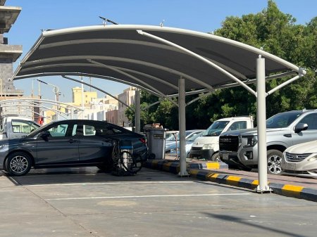 تركيب مظلات حي العوالي بالمدينة المنورة