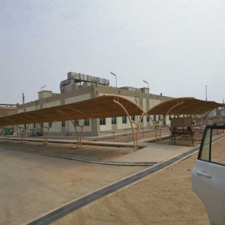 مظلات مواقف الموظفين المدينة المنورة