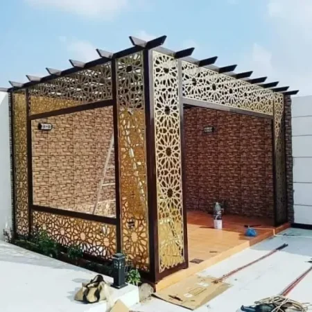 مظلات حديد حديثة موديلات 2025