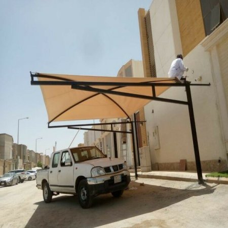 مظلات قماش ولكسان للحدائق والسيارات بالمدينة المنورة