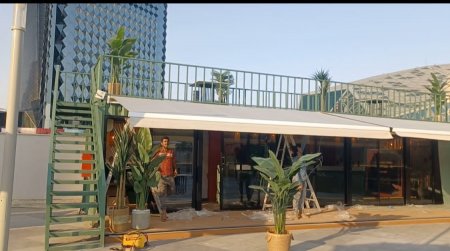 تركيب مظلات المقاهي والكافيهات في المدينة المنورة